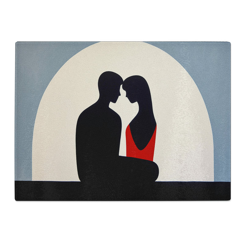Lovers Minimalism  Glass Chopping Board
