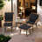 5-Piece Patio Conversation Set with Cushions, Outdoor Seating Group for Garden Backyard Poolside-1942267386