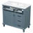 36‘’ Bathroom Vanity With Ceramic Top, Flip Drawers And Adjustable Shelf-1019065825