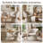 Stoehrs 25" Wide Modern Sleek Chenille Curved Back Modern Dining Chairs
