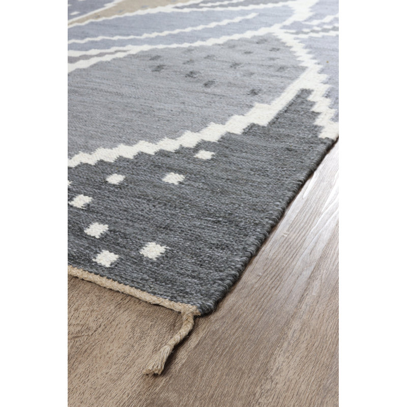 Charlisha Wool Hand Woven Area Rug, Rectangle 160 x 230cm