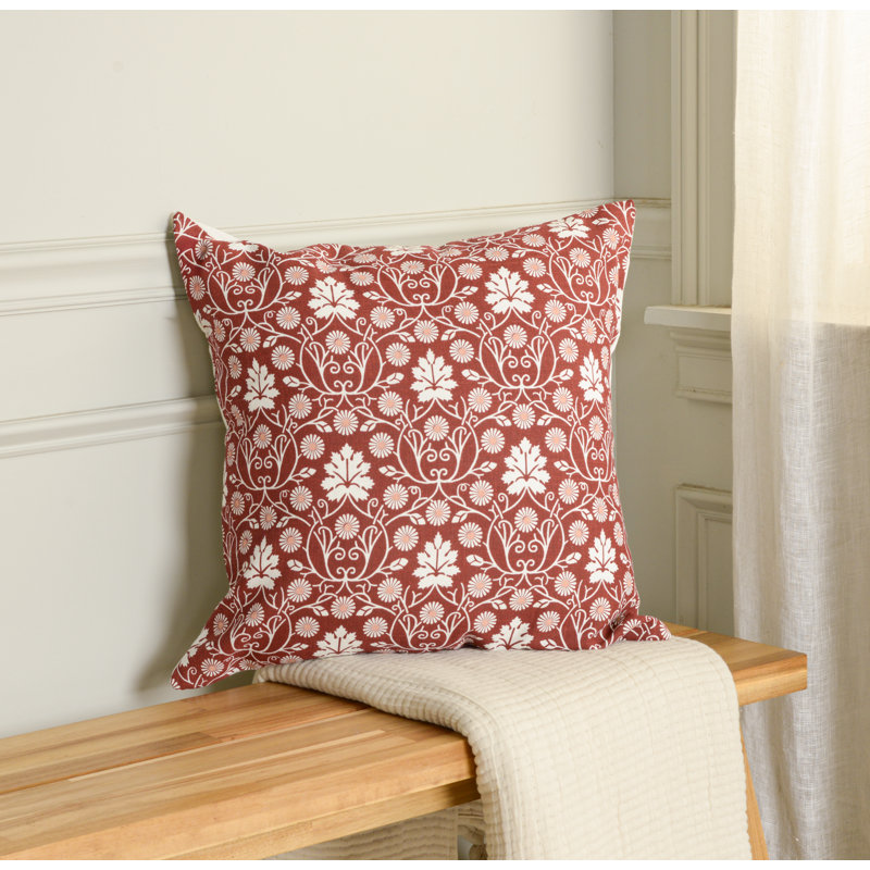 Coussin 100% coton, Rouille, Polyester