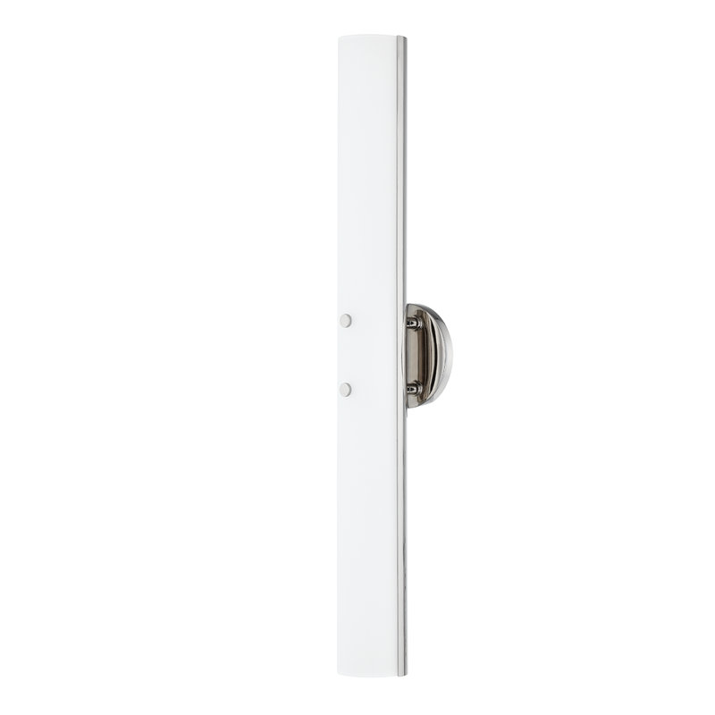 Armed Sconce, Polished Nickel