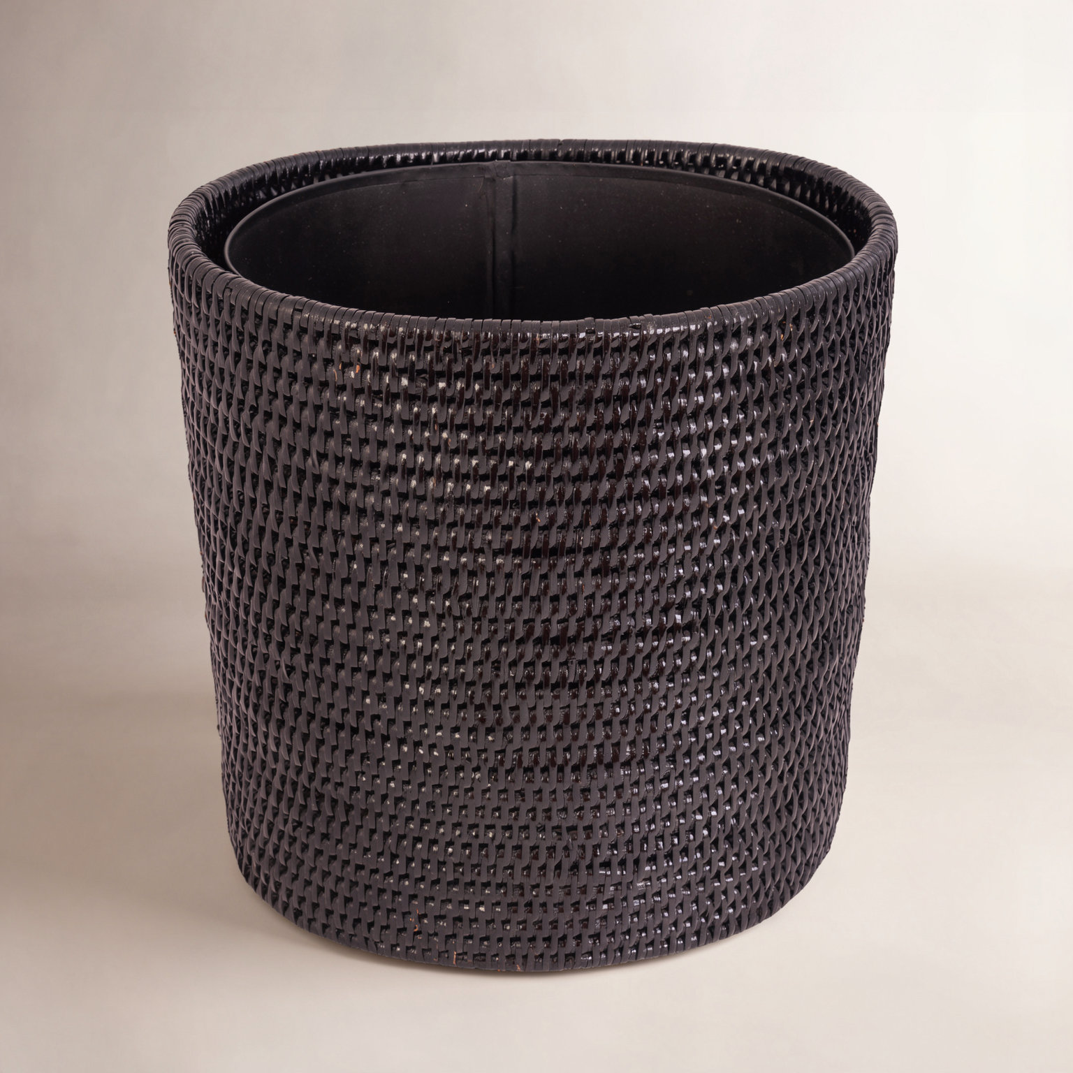 Rael 4gal Waste Bin, Tudor Black