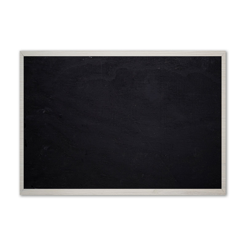 Black Board - Wrapped Canvas Print