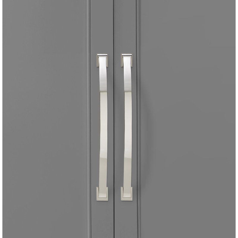 Poignée Candler, Nickel poli, 18"
