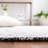 Bathsheba Hand Tufted Wool/Bamboo Silk/Cotton Geometric Rug in Ivory/Black-1681432127