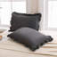 Housse de coussin gris foncé 20x54invers-123025775