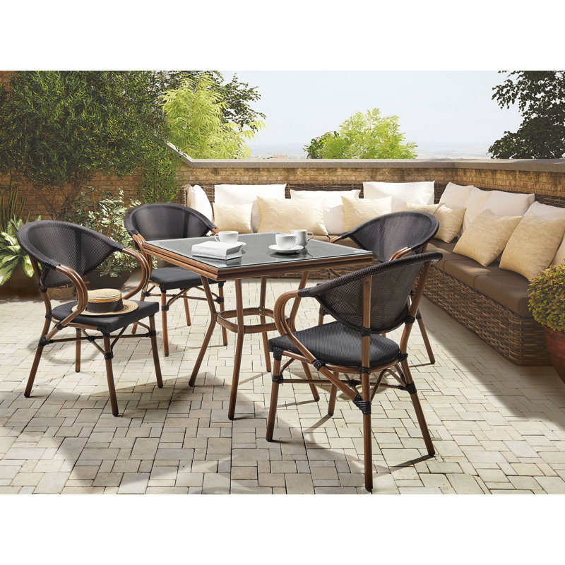 Calthorpe Square Metal Outdoor Bistro Table , 80cm cm W 80cm cm D