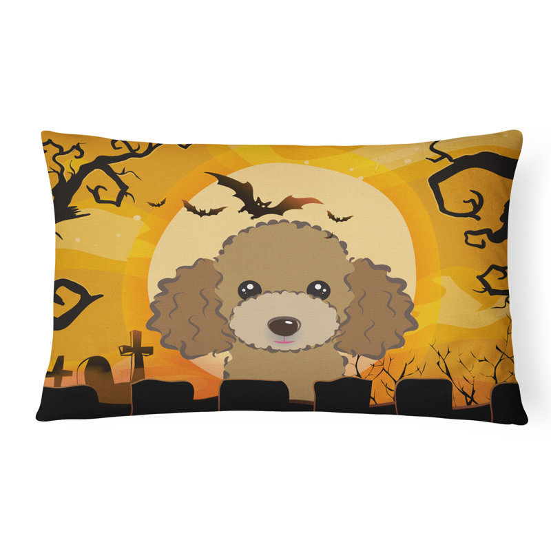  Coussin intérieur / extérieur Halloween, Chocolat / Brun