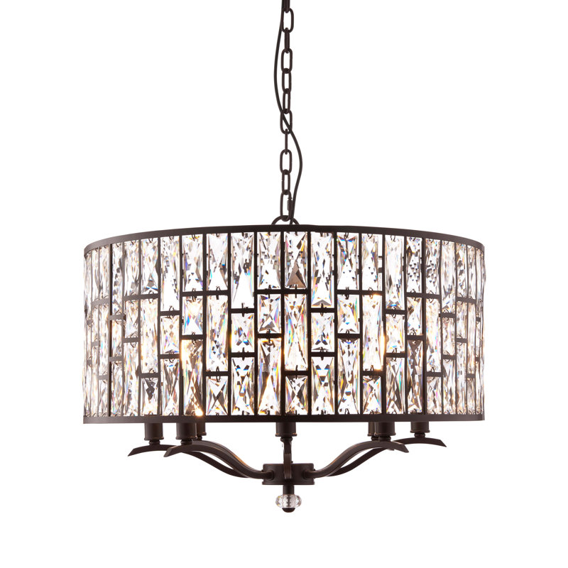 Mylo 8-Light Drum Pendant