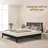 Kaylin Premium Solid Wood Platform Bed Frame with Headboard – 800 lb Capacity, No Box Spring Needed, Fits All Mattresses-73640226-73296058