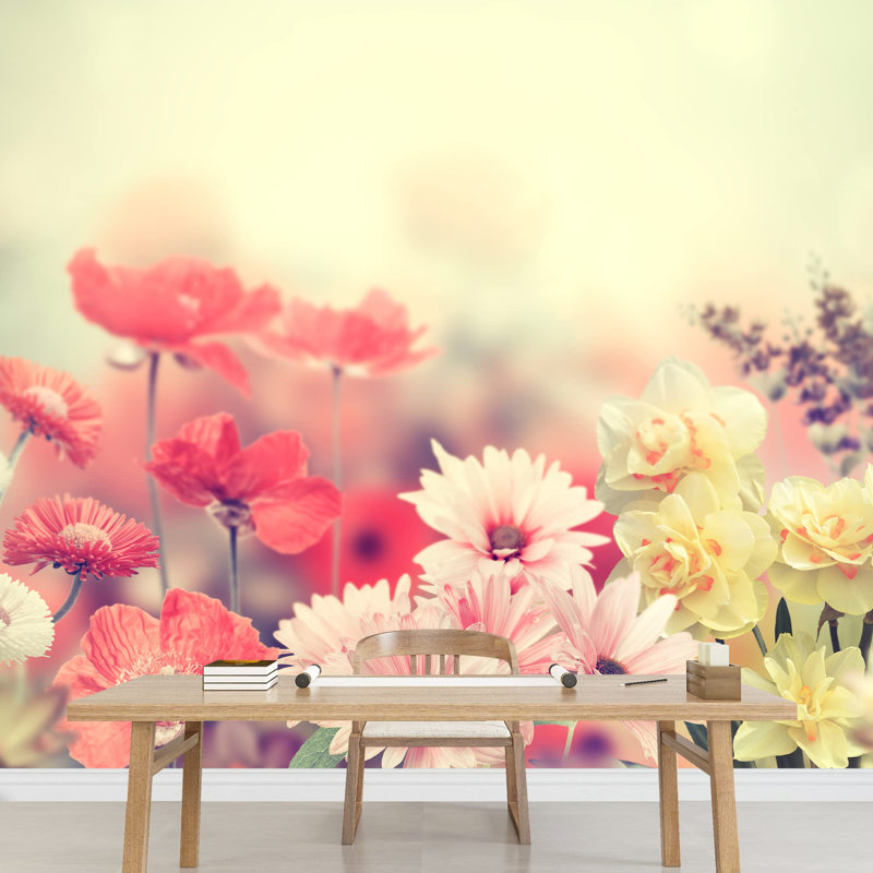 Floral Border, 66" L x 96" W