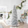 Josalee Slender Silver Tinsel Pine Christmas Tree