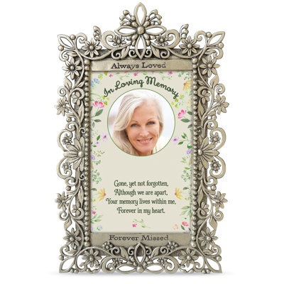 Always Loved Memorial Silver-Toned Picture Frame with Gift Box