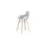 Far Bar Stool with Solid Wood Frame-64446608
