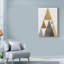 Art sur toile Guarani «Mod Triangles III Gold»-33426865
