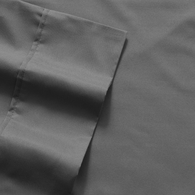 Luxurious Soft Microfiber Sheet Set with Bonus Pillowcases, Gray, Twin XL Sheet Set with 2 Pillowcases
