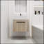 Ensemble de meuble-lavabo mural 24 po avec lavabo en céramique Modern Design