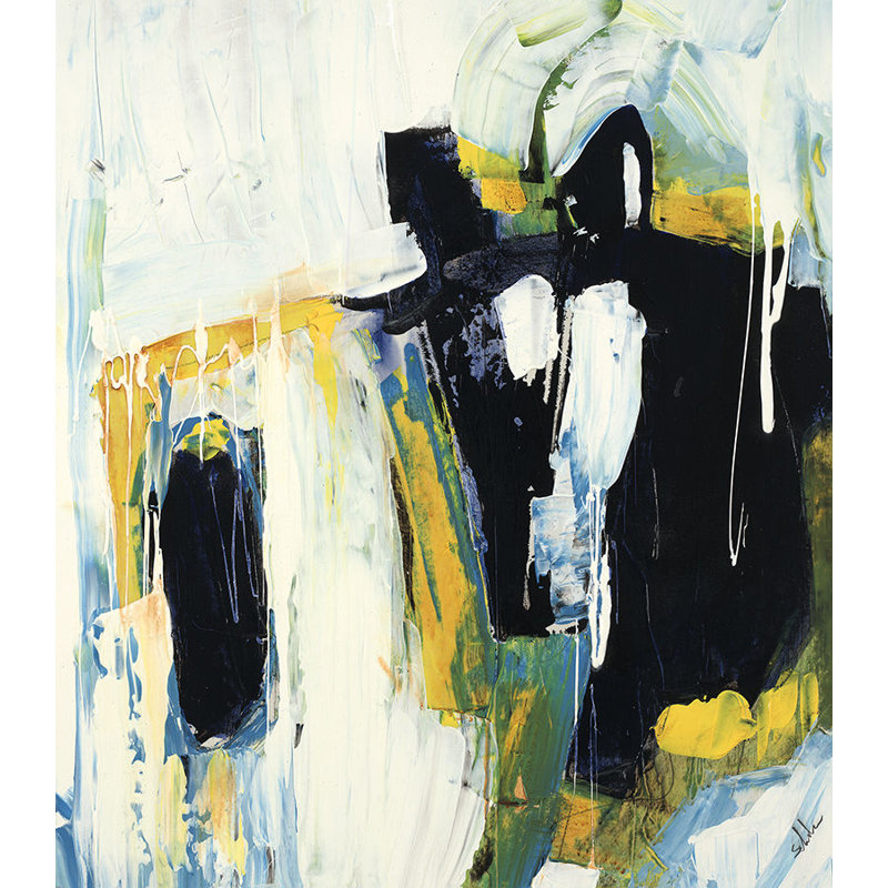 Gregarious Painting by Joshua Schicker, Outdoor, 27" H x 24" W x 1.5" D