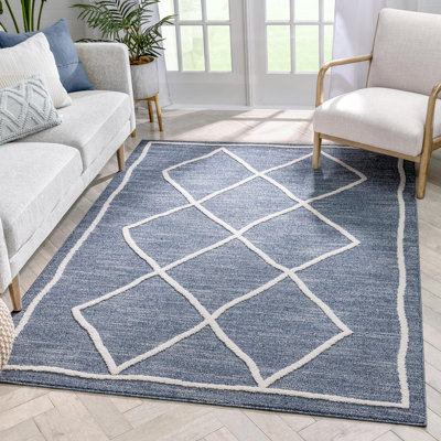 Harlow Moroccan Synthetic Area Rug