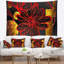 Tapisserie florale abstraite-28490921