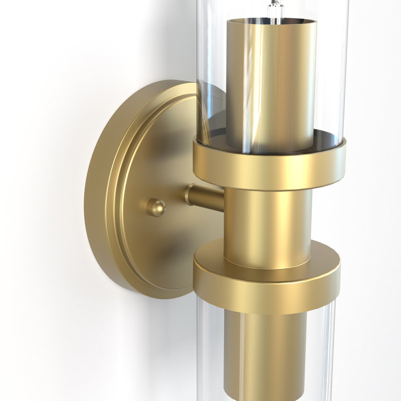 2-Head Barbell Cylindrical Wall Lamp, Gold