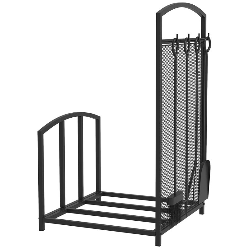 Riley Firewood Rack with Tools