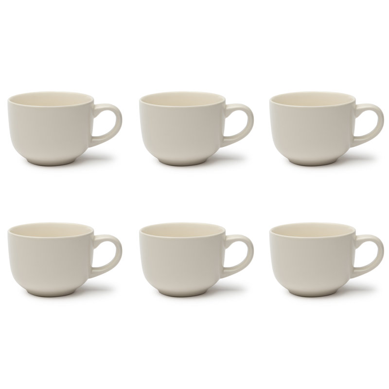 Fashion White Ceramic Cappuccino Cup