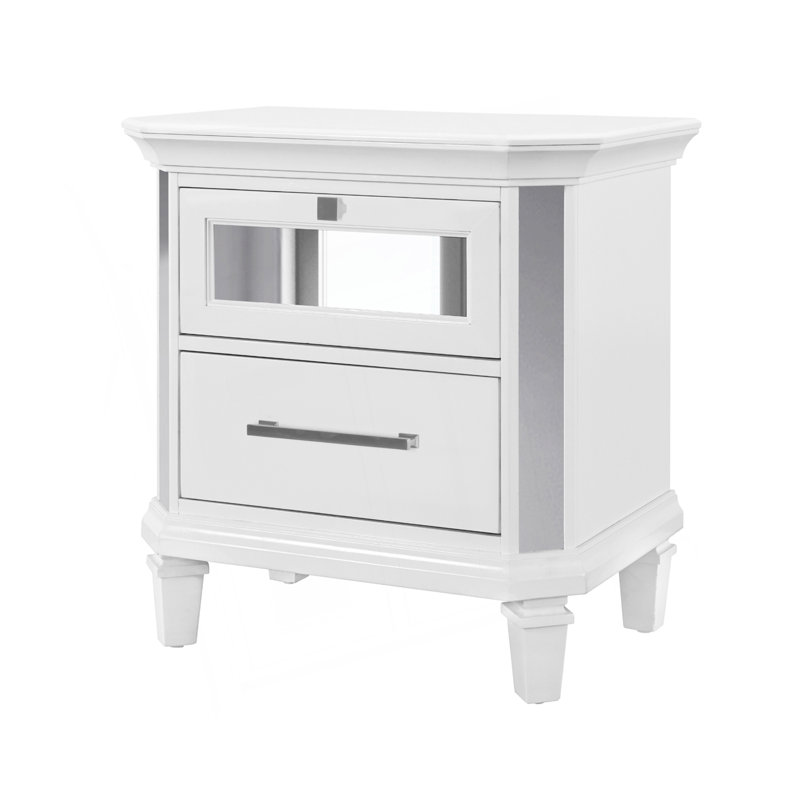 Table de chevet blanche Muhan