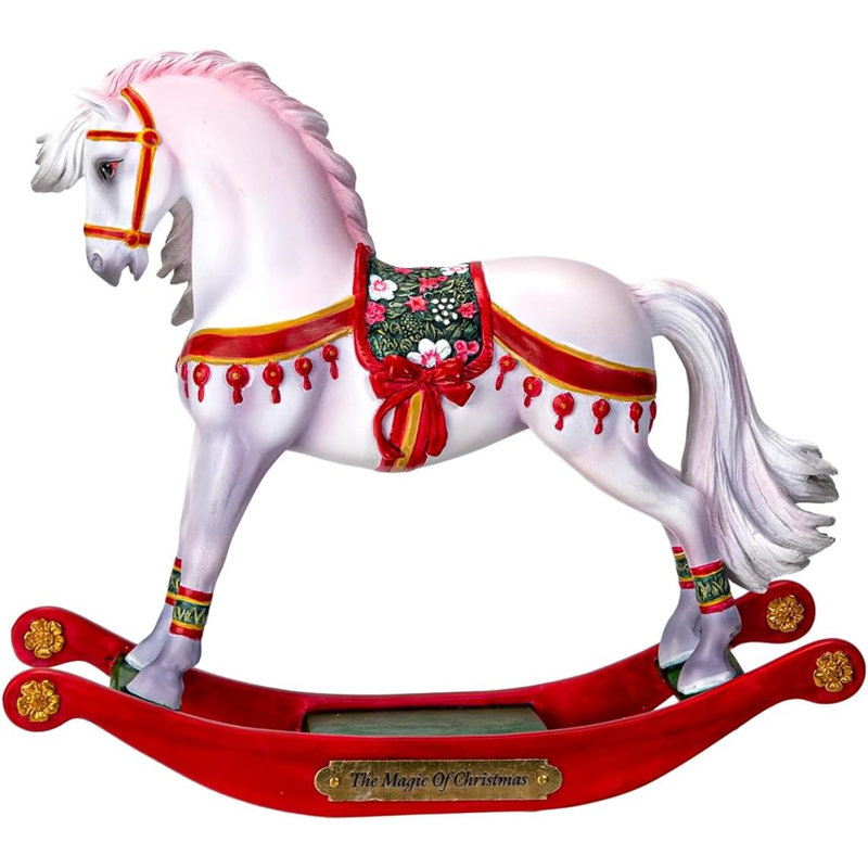 Figurine de cheval à bascule «The Magic Of Christmas» par Laurie Prindle