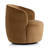 Pelemon 27" Wide Upholstered Velvet Small Swivel Accent Chair-125354361
