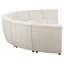 Canapé modulaire rembourré ivoire 8 pièces Ivory