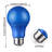 LED A19 Blue Light Bulbs, E26 Base