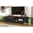 70.8'' Modern TV Stand For Tvs Up To 75 Inches, Entertainment Center With Storage Space, Sliding Doors, Adjustable Shelves And Metal Frame, Mid Century Modern Media TV Console Table For Living R, TV Stand-1360434162
