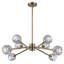 Lustre sphérique Spoutnik à 8 lumières Quaseem-1780098339