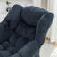 Fauteuil rembourré rembourré avec repose-pieds, canapé-lit confortable moderne avec accoudoirs et poche latérale-259641554
