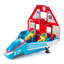 Paw Patrol Super Paws 2 en 1 Deluxe Transforming Mighty Pups Jet Command Center