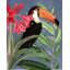 «Red Barrel Studio® Smith, Karen Gallery, art sur toile tendue: Jungle du Toucan I 81413-903371796