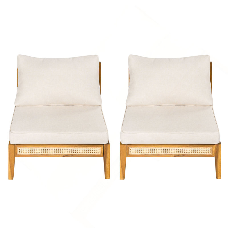 Chaise sans accoudoirs Kirkby, ensemble de 2