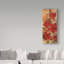 « floral symphony red i », reproduction de peinture à l’acrylique sur toile tendue-32714921