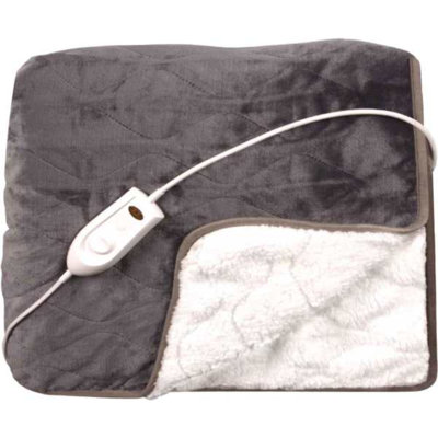 Flannel Heating Blanket, Gray