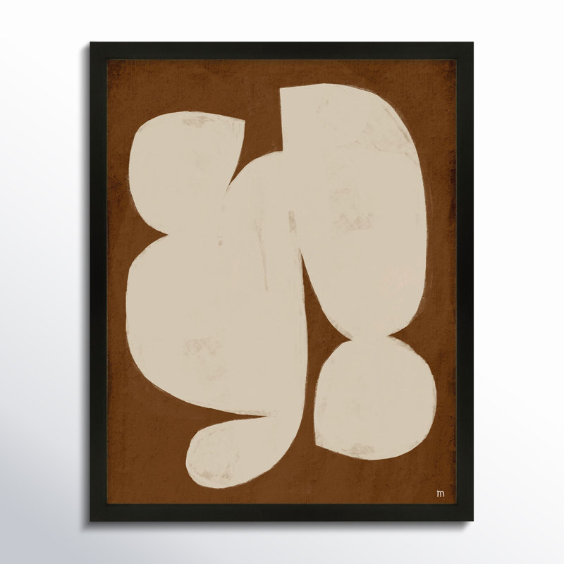 Forme Print by StudioM, 25" H x 20" W, Black Framed