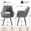 Linen Blend Upholstered Armchair-842539891-842539890-842539901
