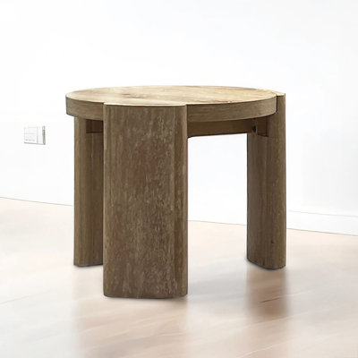 Contemporary Style Round End Table, Drink Table