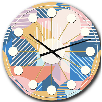 Horloge murale tendance Mid-Century