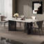 White Luxury Marble Rectangular  Dining Tables-105170482