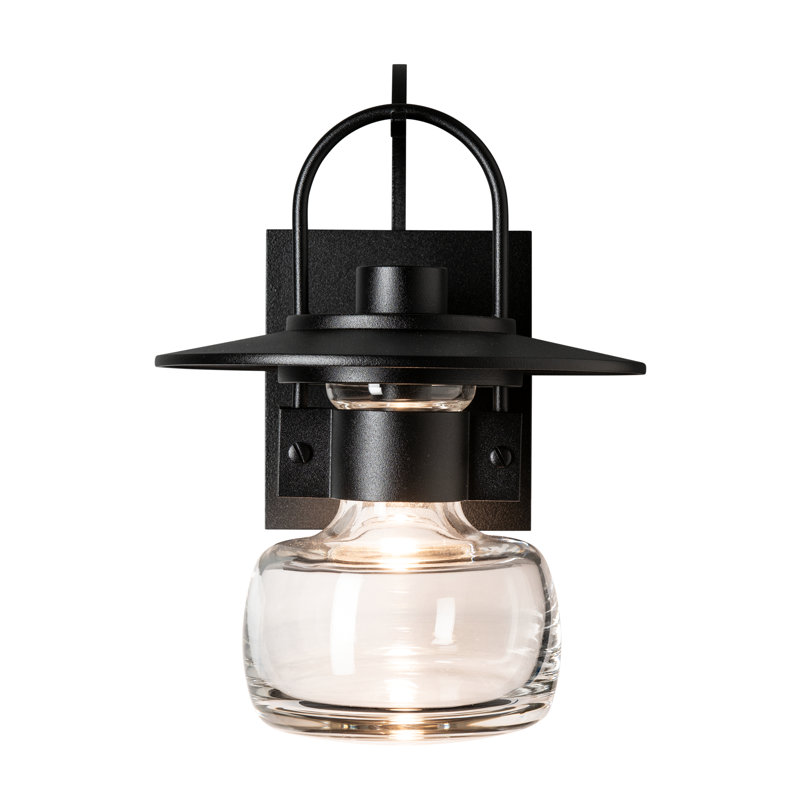 Mason Outdoor Wall Lantern, Coastal Black, 11.5" H x 8.2" W x 9" D