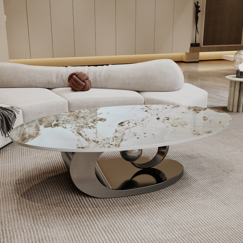 Table basse 49,2 po, Gris