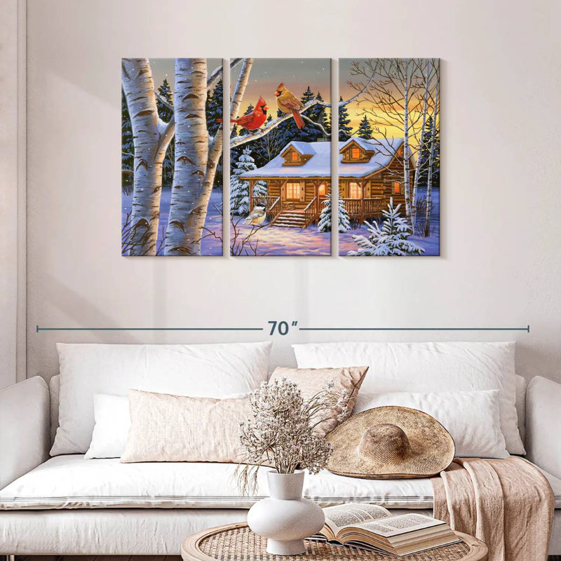 Lilie Rustic Retreat, 28" H x 45" W